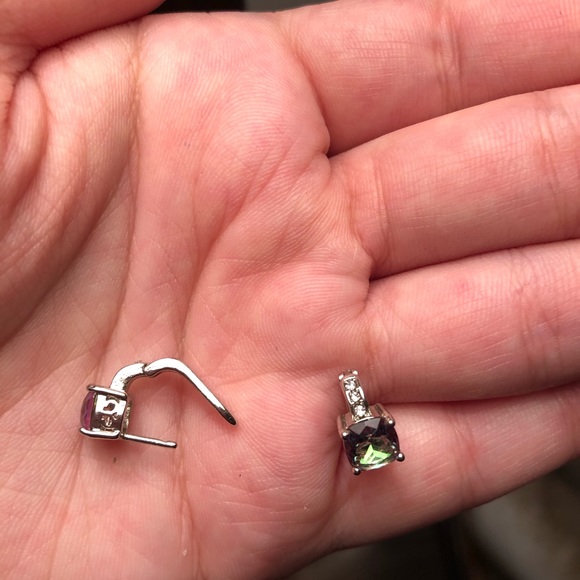 14 pair Lot STATEMENT fashion dangle/stud earrings - Picture 12 of 16